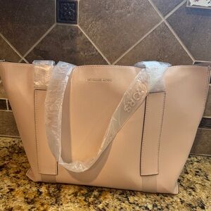 Michael Kors Pale Blush Leather Tote